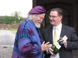 Lord Alexander Bath at Thornbury Castle with Brian Jarvis